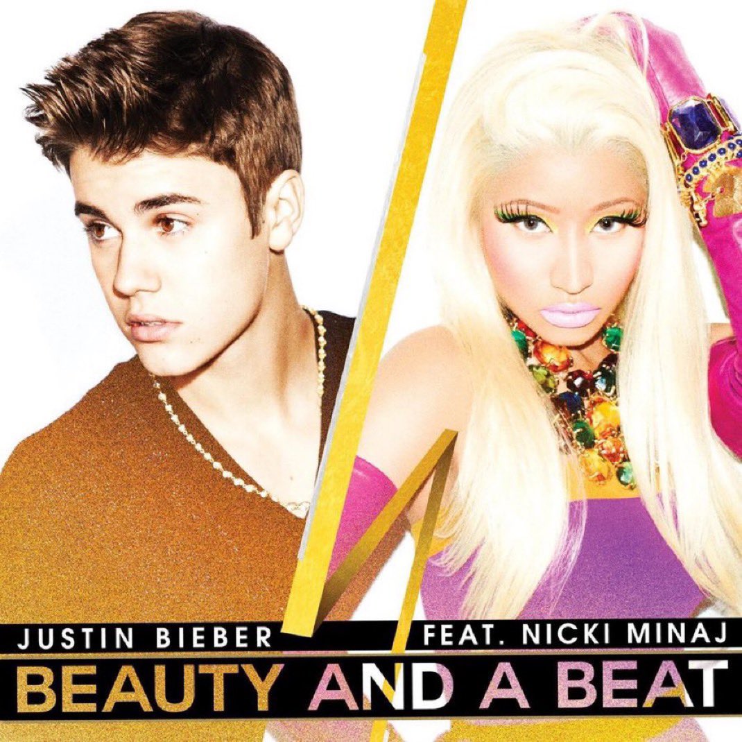 statsofminaj's tweet photo. Justin Bieber &amp; @NICKIMINAJ's "Beauty and a Beat" remains at #2(=) on the global Spotify chart with 3.441 million streams.

— It previously spent 31 days at #1. https://t.co/rrd5roNhJT