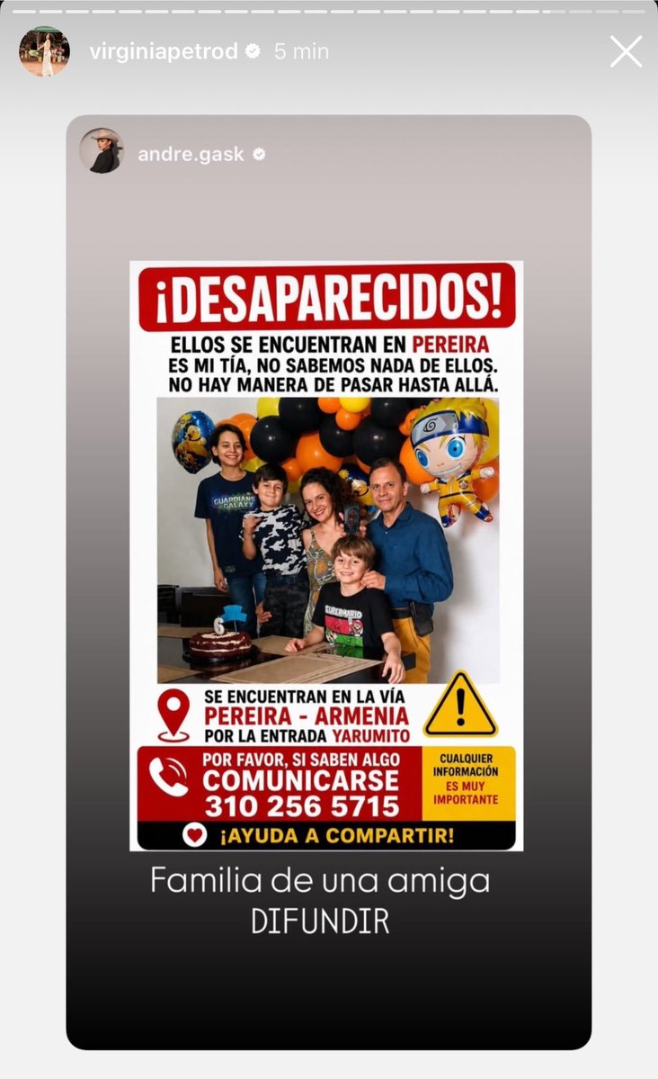 storm_naim's tweet photo. FAMILIA DESAPARECIDA EN PEREIRA 
#TEMBLOR #pereira https://t.co/3IqlEXfOnN