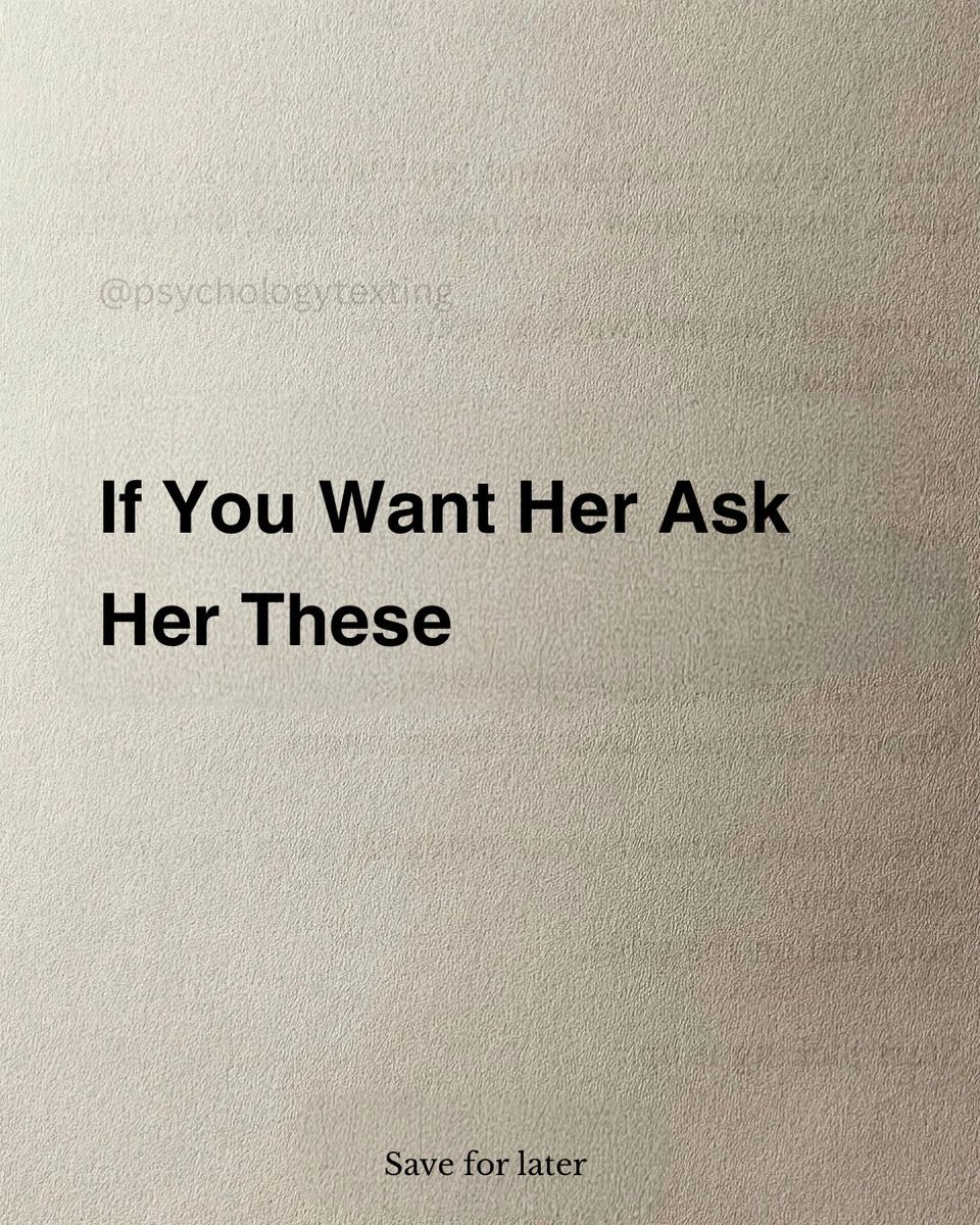 MasterrYourMind's tweet photo. If You Want Her, Ask Her These

-Thread- https://t.co/bXiHeNQuEZ