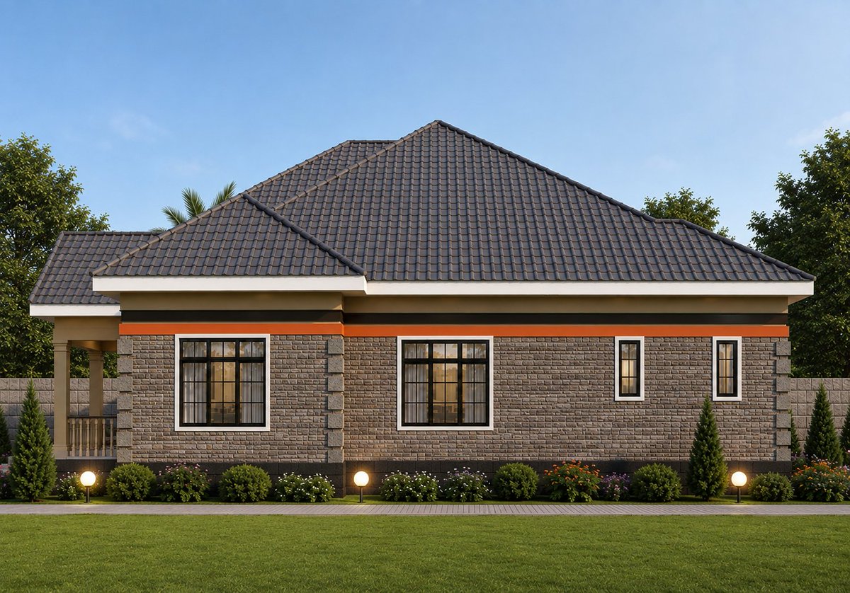 Eng_Justice's tweet photo. 5 Bedroom Bungalow House design idea 
Design And Build With @TJ_Design_Build 
0725592078 https://t.co/myYxSxRFpj