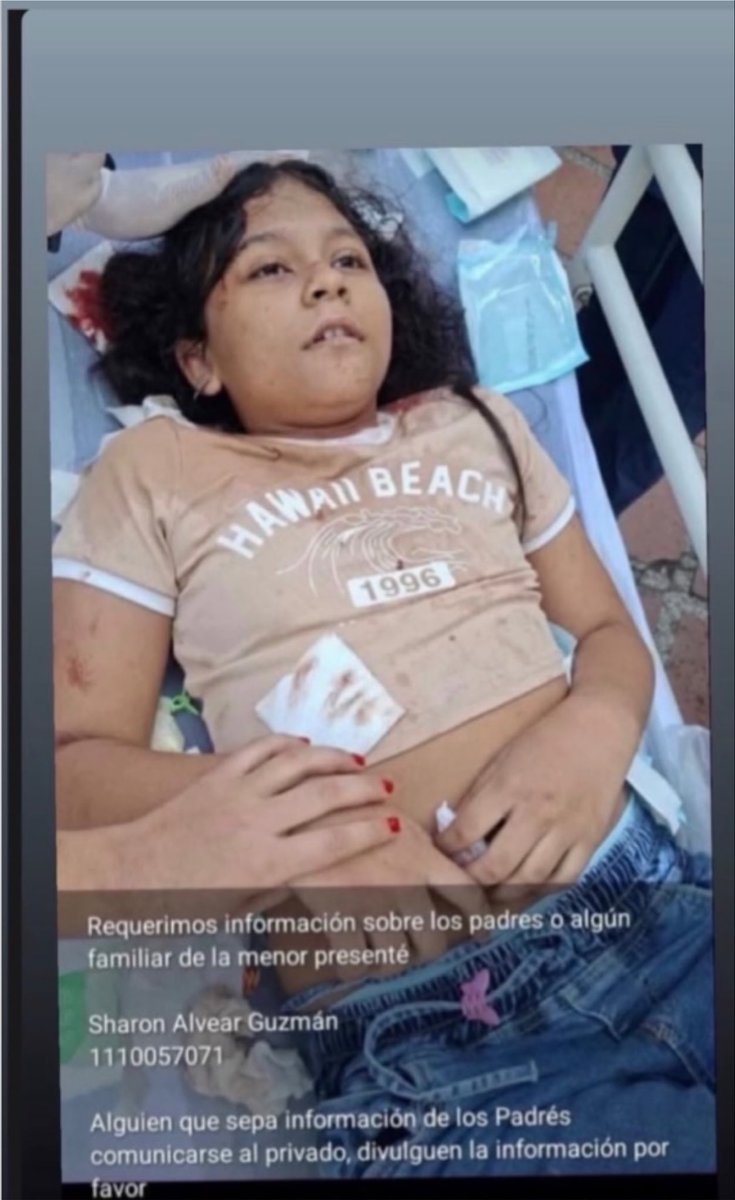 dicalaca18's tweet photo. #Urgente Esta niña, llamada Sharon Alvear Guzmán, fue encontrada bajo escombros, están en búsqueda de sus padres.  
Por favor ayúdenme a compartir. https://t.co/M9e4Oy91gG