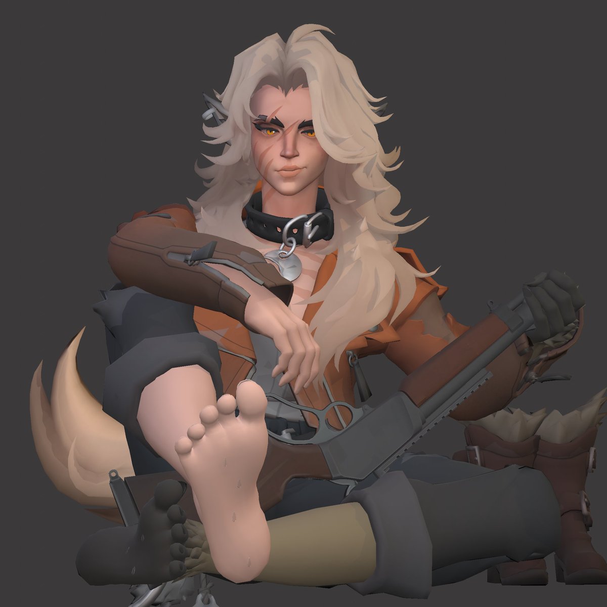 yelsew_1337's tweet photo. Silver feeeeet
#deadlock #b3d #blender https://t.co/JkSrUkC6Ik
