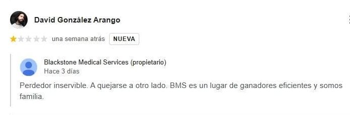 sevX16's tweet photo. @PrettylikePinks Tengan encuenta tambien que esta escoria de empresa tienen 1.8 reviews en google y tenian el descaro de responder a comentarios de reseñas de esta manera.

Tambien fueron protagonistas el año pasado en halloween al PERMITIR que una persona se disfrace de hittler. https://t.co/g1vLANwPPr