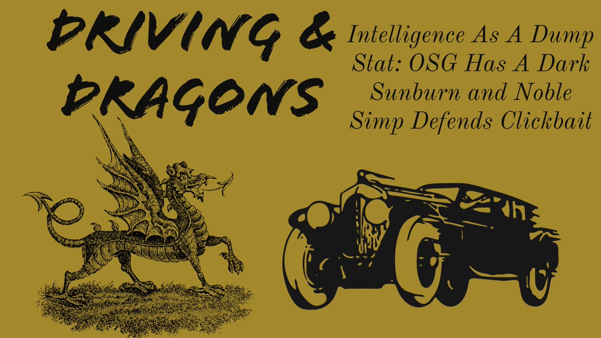 DanielDnDYT's tweet photo. Here it goes folks.

@SolvesViolence, @GaryD20Games, @VearosGaming, @Nobleshield, @WithNightDanger and @LibertyForAll19  all shining examples of dimness this week.

It's Intelligence As A Dump Stat....link in the replies https://t.co/N8CVM8lDdG