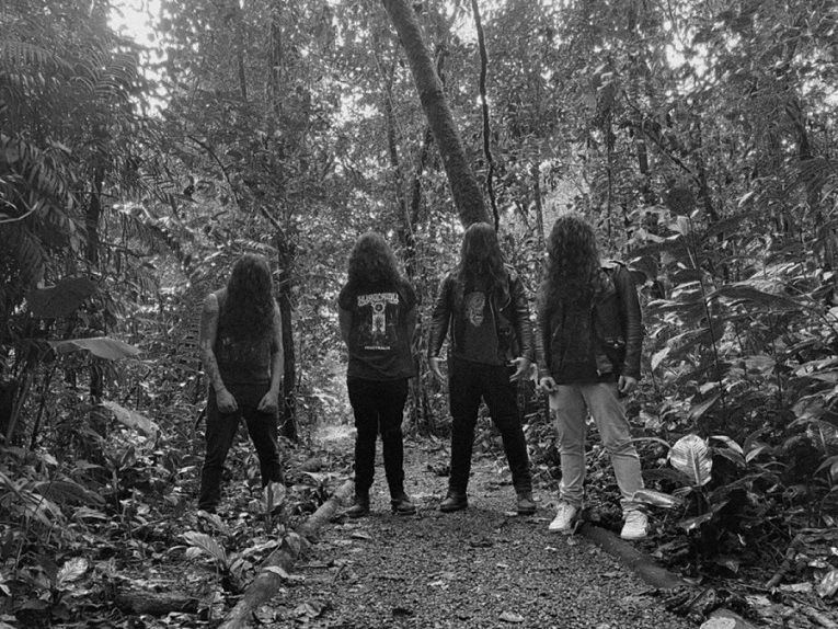 MemoBalcells's tweet photo. Costa Rica Death-doom with shades of cosmic horror, fascinating journey back to primordial caverns &amp; celestial demons.... listened to it while driving, and my truck felt like a claustrophobic chamber of horror. 2023 Full-length - 2026 New job ready.
https://t.co/FMqwZwQNfA https://t.co/7bDdxr7my4
