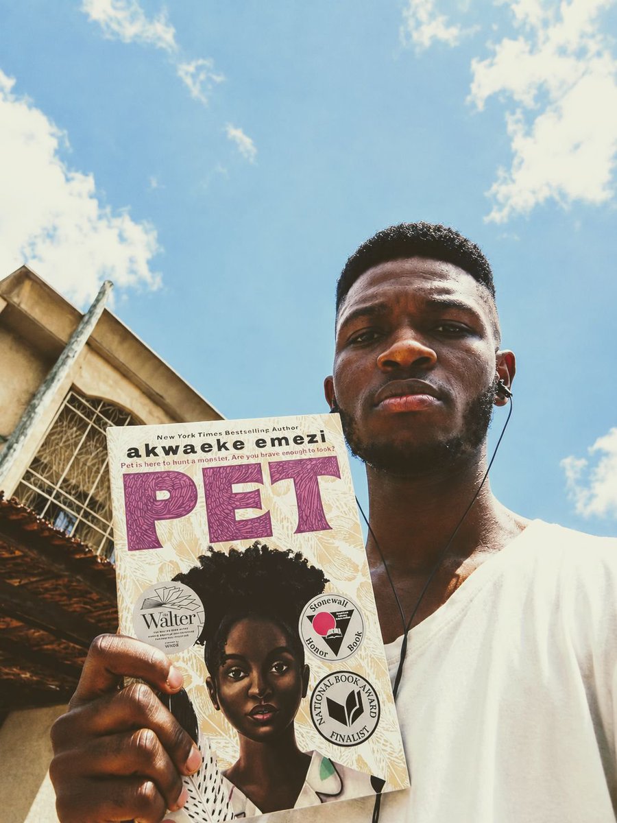 IZRLTRCZ's tweet photo. “Pet” by Akwaeke Emezi

Akwaeke Emezi’s PET na one of those books wey you go think say e simple, until you really enter the story. I like how Emezi use Jam and Pet to talk about monsters, violence, silence, and the things adults dey hide from children. The idea say monsters no always look scary really stay with me. Sometimes, the real monsters fit dey among us, looking completely normal. I also like how Jam’s courage dey grow as she begins to question the things around her. PET no just be children’s story; e dey make you think about justice, innocence, and wetin e mean to believe somebody. Na powerful and unsettling book.

#OizamsiReads
