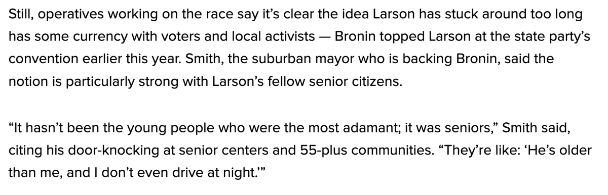 Robillard's tweet photo. One trend worth watching here, which could extend into next month's Markey-Moulton race in Massachusetts: The voters most enthusiastic about generational change in New England seem to be senior citizens. https://t.co/cnIq1cmV5Y