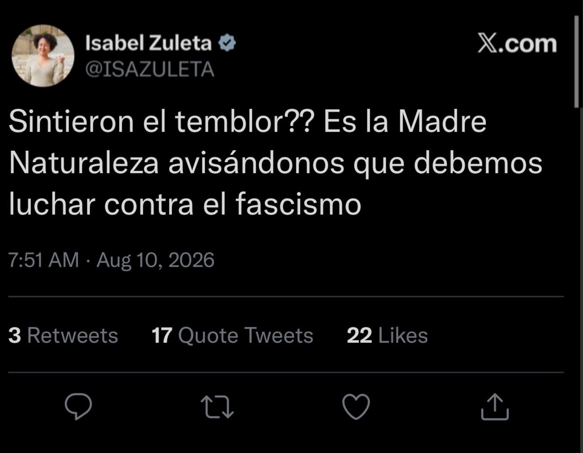 benitoaz366's tweet photo. Voy a hacer un hilo de personalidades que demostraron ser unos pedazos de mierda con el terremoto de hoy
1. @ISAZULETA https://t.co/szO3kbH7P5