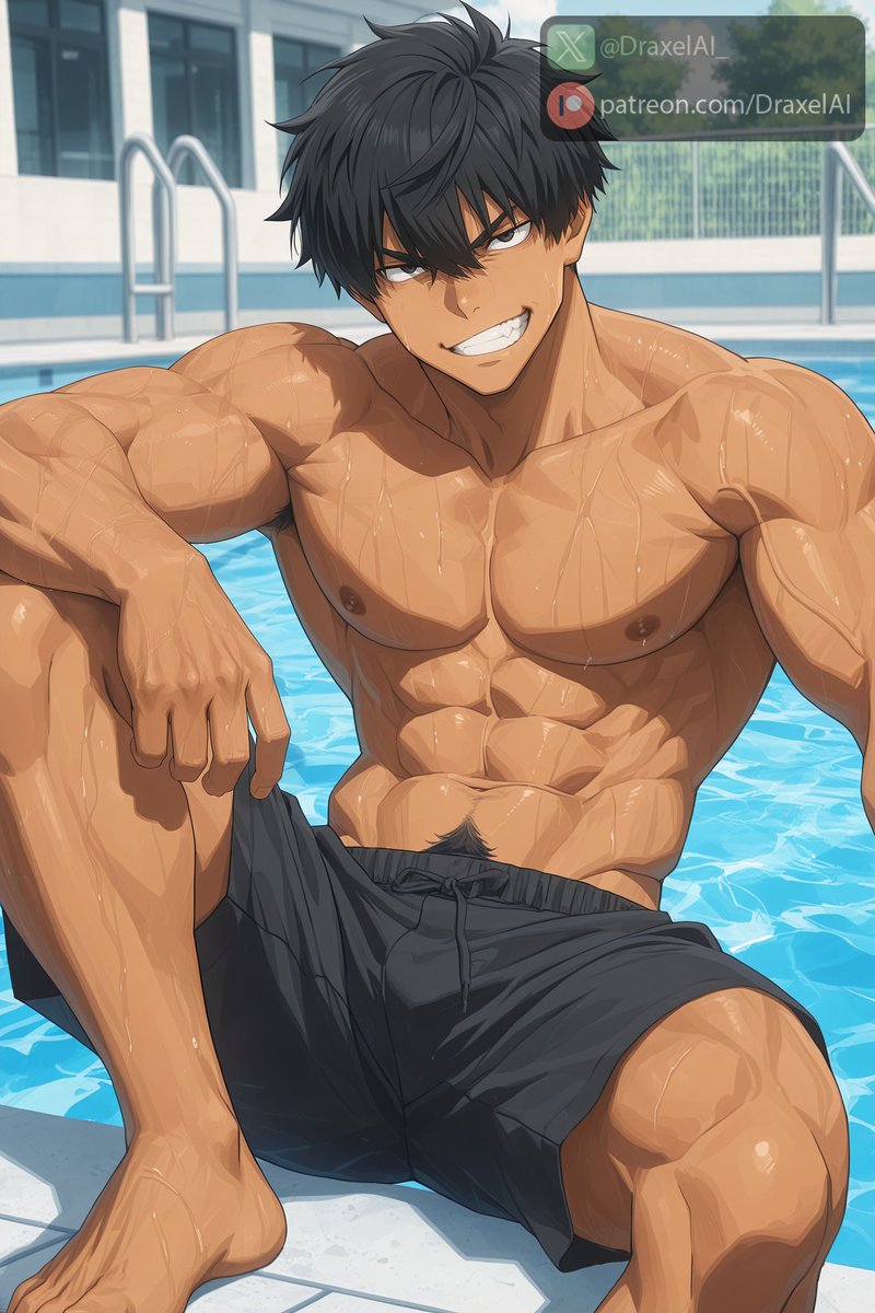 DraxelAI_SFW's tweet photo. #AIArt #Osuke #Momonokado #TougenAnki
-To the pool!!! https://t.co/jzUAwCFxBO