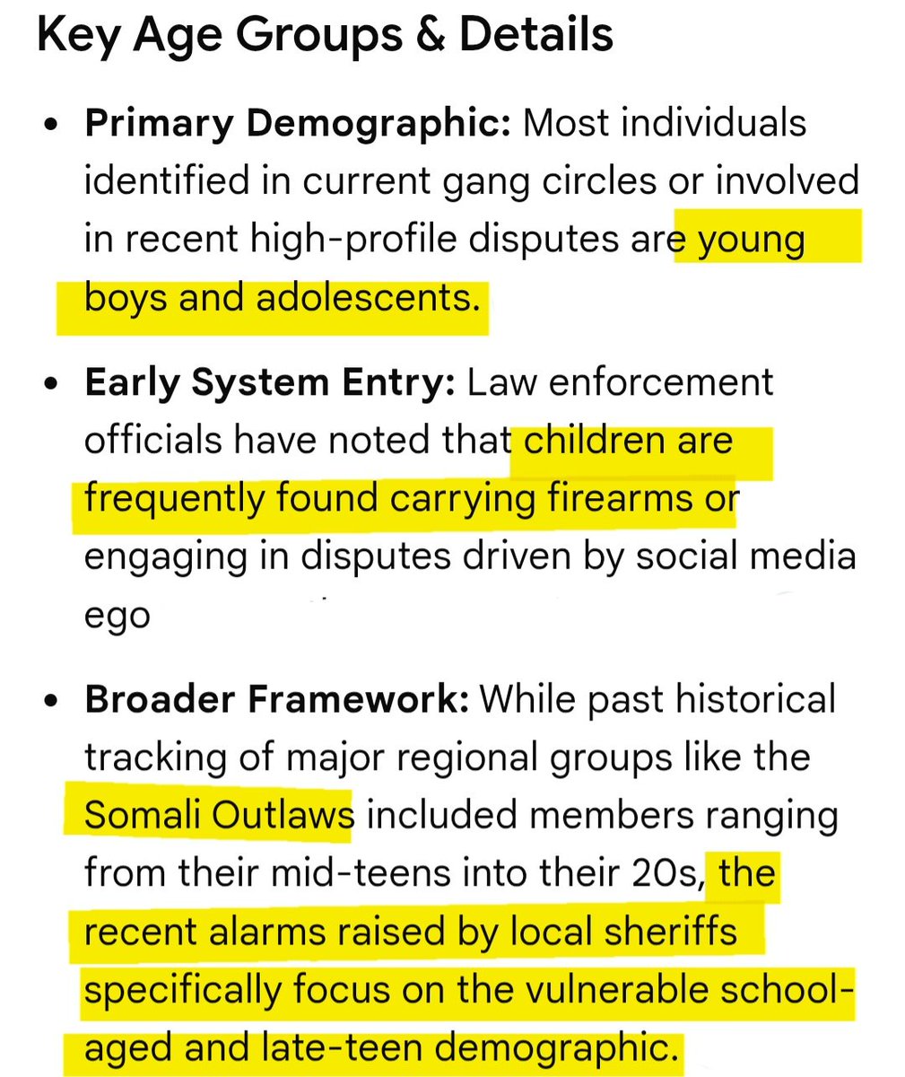 PaulaC_mj1981's tweet photo. We're sending AMERICAN parents to prison for decades if their teenage son commits murder and "gun violence."

Yet there's teenaged sons of Somali's committing murder and "gun violence" at AMERICAN fairs ON U.S. SOIL and their parents aren't being held to the same standards 🤔

Arrest and imprison the Somali boys and DEPORT their parents. 

@realDonaldTrump @VP
@StateDept @SecRubio