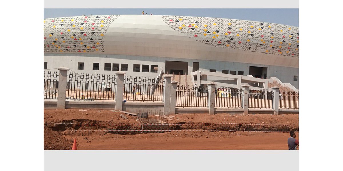 Bogeremasembe's tweet photo. 🏟️ Akii-Bua Stadium Update: Lango MPs have inspected the Shs470bn project in Lira, with construction now at about 75% and progressing steadily.

The stadium is expected to host AFCON 2027 matches, though completion may extend to February 2027.

🔹 20,000-seat main stadium & athletics track
🔹 2,000-seat indoor sports arena
🔹 25m semi-Olympic swimming pool
🔹 Training pitches & sports courts
🔹 60-room hostel & clubhouse
🔹 1,000-vehicle parking
🔹 Roads, landscaping, ICT, sewerage & security systems

MPs also called for widening the access road and addressing community compensation concerns.

🇺🇬⚽ A major sporting landmark taking shape in Lango.