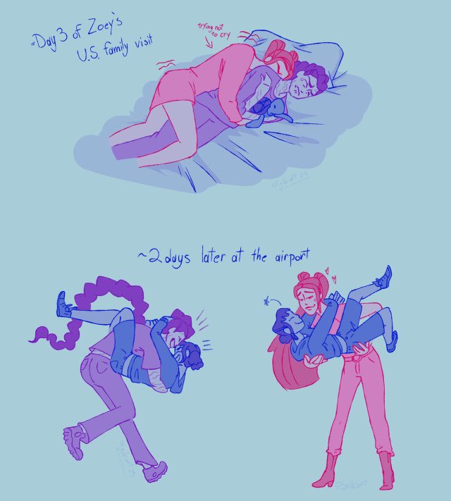 gib_oli's tweet photo. Y’all inhaled my last polytrix post holy crap, thank you for the attention 🫶 

Here’s some more fluff from late last year, gotta keep the people fed  
#polytrix #kpdh #kpopdemonhunters https://t.co/NP3hP5g52b