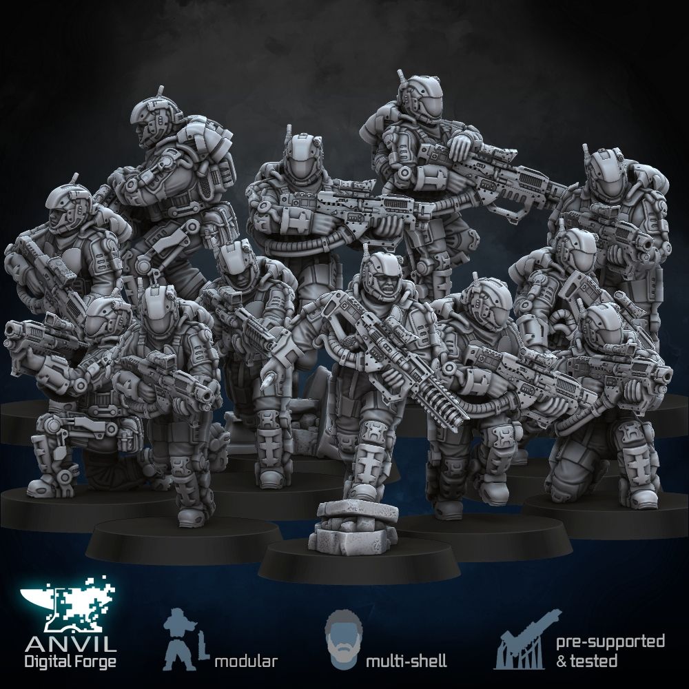 Anvil_Industry's tweet photo. Equip your Drop Trooper Specialists as a fast-moving recon team, or heavy shock assault squad!
https://t.co/LIPBibe6Ph
https://t.co/TWOZN0CdxU
#anvilindustry #anvildigitalforge #3dprinting #patreon #wargaming #28mm #tribes #myminifactory https://t.co/qGiMMOpby9