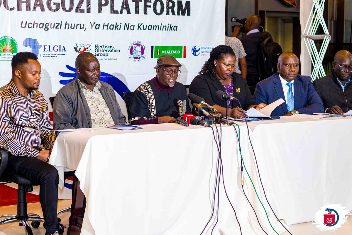 TIKenya's tweet photo. #PressStatement 
Urgent electoral reforms must be addressed ahead of the 2027 General Election

The Uchaguzi Platform, has issued a joint statement calling for urgent action on minimum electoral law reforms ahead of the 2027 General Election.

With roughly 52 weeks to the anticipated 2027 General Election, the Platform is calling for:

1. Harmonisation of conflicting electoral timelines
2. An independent and continuous process to strengthen the integrity of the voter register
3. Greater transparency and accountability in presidential results management
4. Stronger measures to prevent election-related violence and insecurity
5. Improved regulation of political party nominations
6. Effective implementation and enforcement of campaign finance regulations
7. Streamlined electoral dispute resolution mechanisms
8. Removal of barriers to inclusive political participation
9. Stronger enforcement of electoral offences
10. Safeguards against harmful digital political advertising and electoral mis/disinformation

The Platform also welcomes the gazettement of the Election Campaign Finance Regulations, 2026, and calls for their effective implementation and enforcement.

The coming months are critical to ensuring that Kenya delivers a credible, peaceful, free, fair and inclusive 2027 General Election.

Read the full statement on: https://t.co/GseLfYqK8i
#PressStatement #OneYearTo2027 #ElectoralReformsKE #MinimumReforms 
 See less