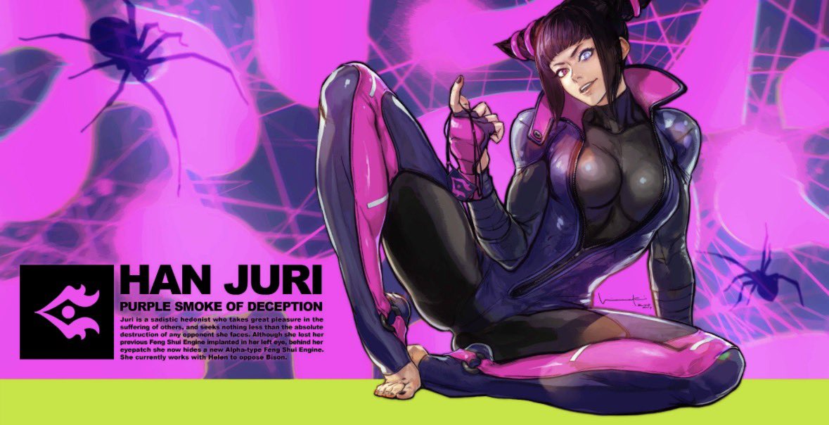 WomenofSFseries's tweet photo. SF6 Juri Art by Hiroaki https://t.co/jNM0dYbwEI