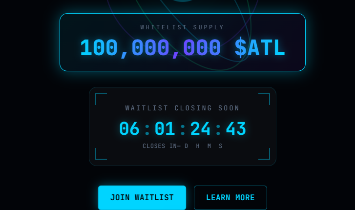 Ai_TL_official's tweet photo. 🚀 DON'T MISS OUT: 100M $ATL Whitelist Event & Mega Airdrop! 🔥
2 Major Opportunities = 1 Golden Chance to Earn Big! 👇

✨ 1. AI Technology Labs Whitelist (6 Days Left!)
⚡️ Whitelist Supply: 100,000,000 $ATL
🎯 Complete daily tasks to grab maximum points!
🚀 Boost your points 5X using Referral Rewards!
💎 Remember: More Points = Bigger $ATL Token Allocation!
🔗 Join Whitelist: https://t.co/fzXrlTZTSw

🔥 2. Mega Partnership Airdrop – Phase 1 Ending Soon!
⏳ ONLY 1 DAY LEFT before Phase 1 ends!
🎁 Claim FREE: 500 $ATL + 20 $OXIN Mainnet Tokens directly into your wallet!
⚠️ Phase 2 reduces rewards significantly — don't miss out on Phase 1!
🔗 Claim Airdrop: https://t.co/ia1brOXyM6

#AITechnologyLabs #ATL #Web3 #Whitelist