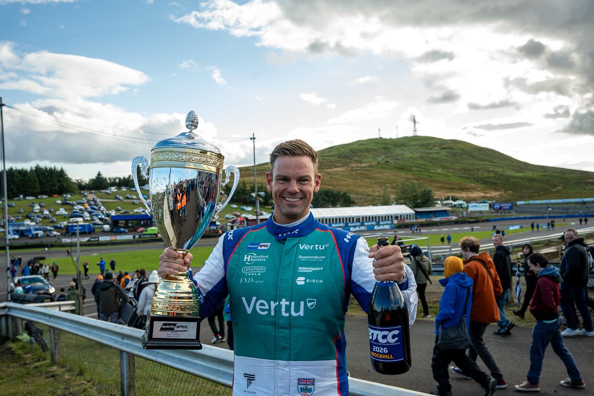 TomChilton_'s tweet photo. Still thinking about THAT win… 🏆 

24 hours later and the smile hasn’t gone 😁 P1. What a feeling! 🏁

#BTCC #EXCELR8 #TeamVERTU #birchgatwick @VertuMotors @Excelr8M https://t.co/ouPEdeCcyo