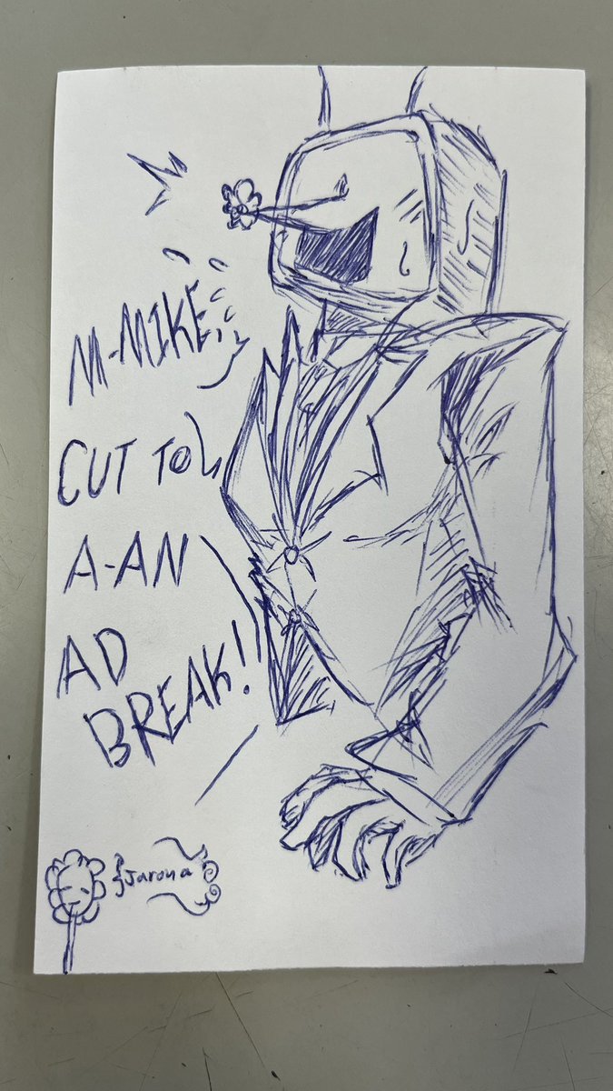 Brokengoldlol's tweet photo. Deltarune sketches at work 👀👀👀 https://t.co/NwXHSgDxeK