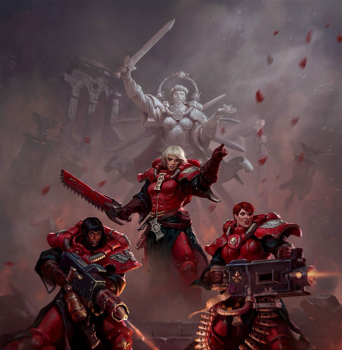 SanguinisI's tweet photo. “Order of the Bloody Rose”🌹⚜️🌹

Art by Alexander Mokhov
Art by Nemanja Stankovic
Art by @DrenovecJan
Art by @Dabanaworks https://t.co/DgOYD3xAwP