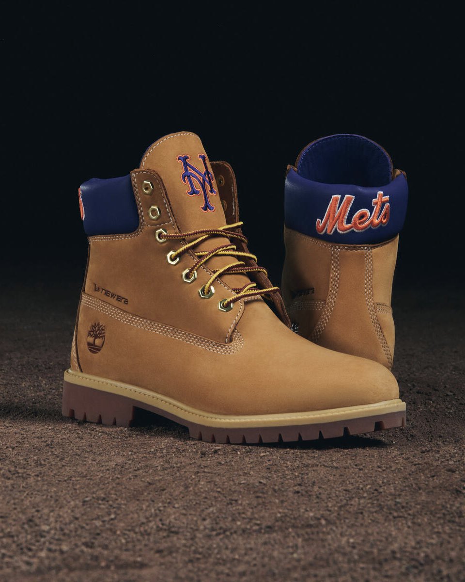 nicekicks's tweet photo. New York Mets Timberland x New Era Boot ⚾️ https://t.co/pGYIjCbxfA