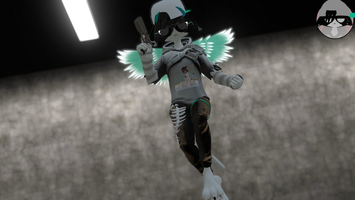 ItsMeowskullz29's tweet photo. Skinny cat🐱🩵 #vrchat #meowskulls #oc #nsfw #cock #dick #erp #horny #sexy #wings #guns #angel #demon #cat https://t.co/Nf4bzXYHaK