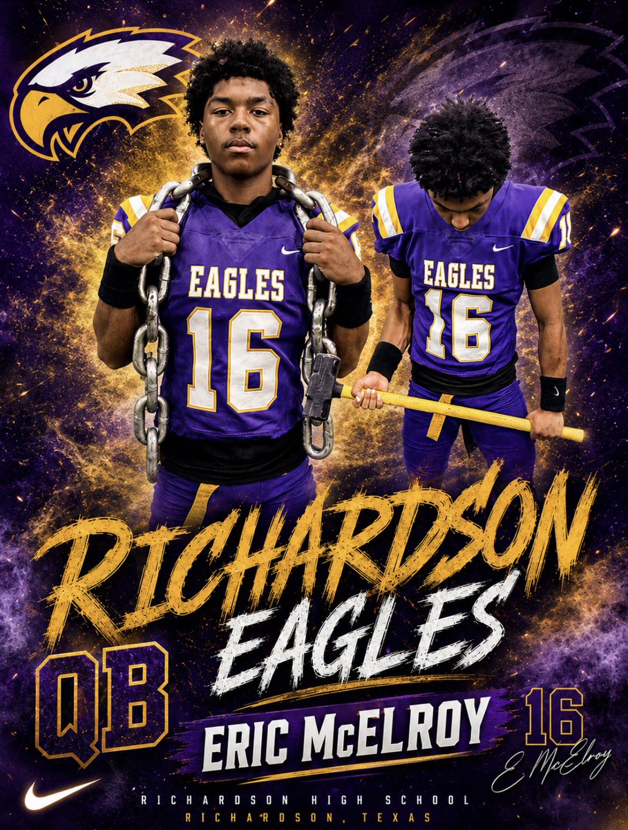 ericmcelroy2010's tweet photo. A new season. A new opportunity. One mission! 🦅 #Elevate
@Coach_KHolloway @Richardson1FB @MonteGreen_ @QBCoachDKing 
#QB #BringTheHeat #Eagles #football #trustingtheprocess https://t.co/KYFY3JQZY3