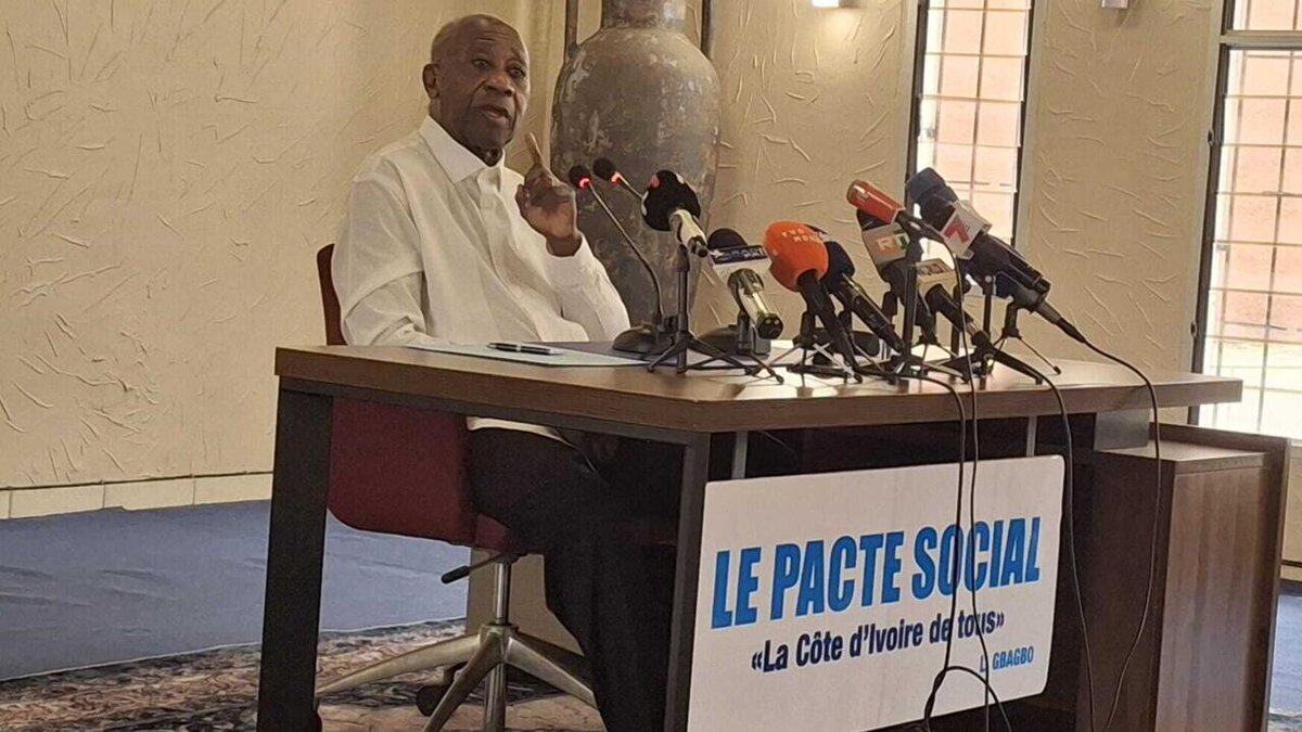 RFI's tweet photo. Côte d’Ivoire: Laurent Gbagbo nomme cinq personnalités à des postes de responsabilité du PPA-CI
➡️ https://t.co/4xyg2dX62j https://t.co/SnG3G2RMlg