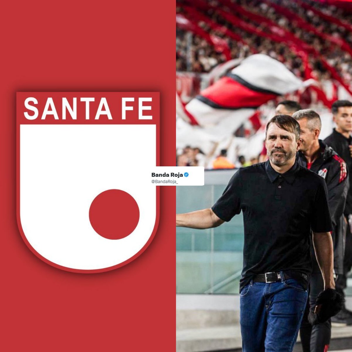 BandaRoja_'s tweet photo. 💣 COUDET PODRÍA IRSE DE #RIVER SI ES ELIMINADO EN LA SUDAMERICANA.

🗣"El límite que se pusieron ellos, internamente el Chacho con su Cuerpo técnico, es Colombia".

ℹ @HernanSCastillo en @somoslovest