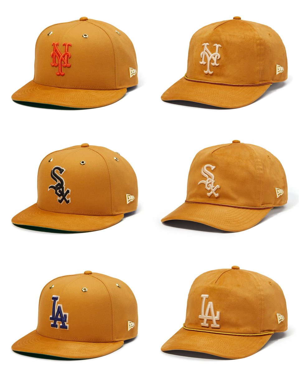nicekicks's tweet photo. New Era x Timberland x MLB caps dropping August 15 ⚾️🧢

- Atlanta Braves
- Boston Red Sox
- Chicago White Sox
- Houston Astros
- Los Angeles Dodgers
- New York Mets
- New York Yankees https://t.co/kSP92vFWTF