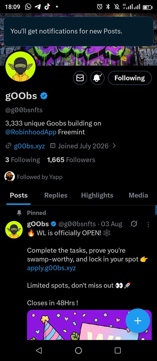 fanjasol's tweet photo. @thatboymoh @g00bsnfts All done boss ✅❤️
Hope I get picked 😪
0xd3f05BBd03d9e89921838690F05361aE3a68b4F8 https://t.co/8N0hr2eJ6E