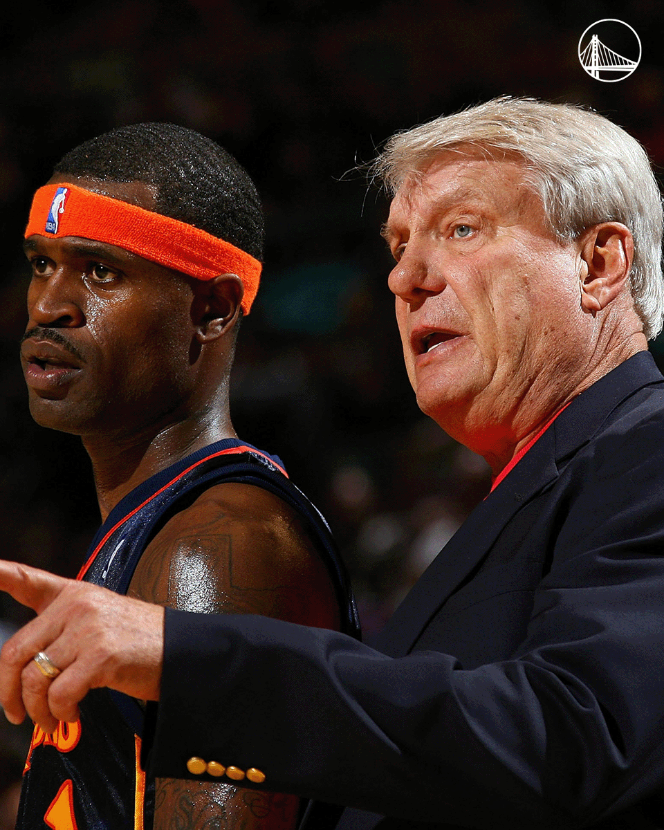 warriors's tweet photo. “Nellie believed in me more than any coach I ever played for. He embraced me from day one. He understood me, trusted me, and gave me the freedom to be myself on the court. That’s all I ever wanted from a coach, and Nellie gave me that.

 I loved playing for him, and I loved the relationship we had. He brought the best out of me and helped make that ‘We Believe’ run one of the most special times of my career. I’ll always be grateful to Nellie, and I’ll always love him and his family.” - Stephen Jackson
