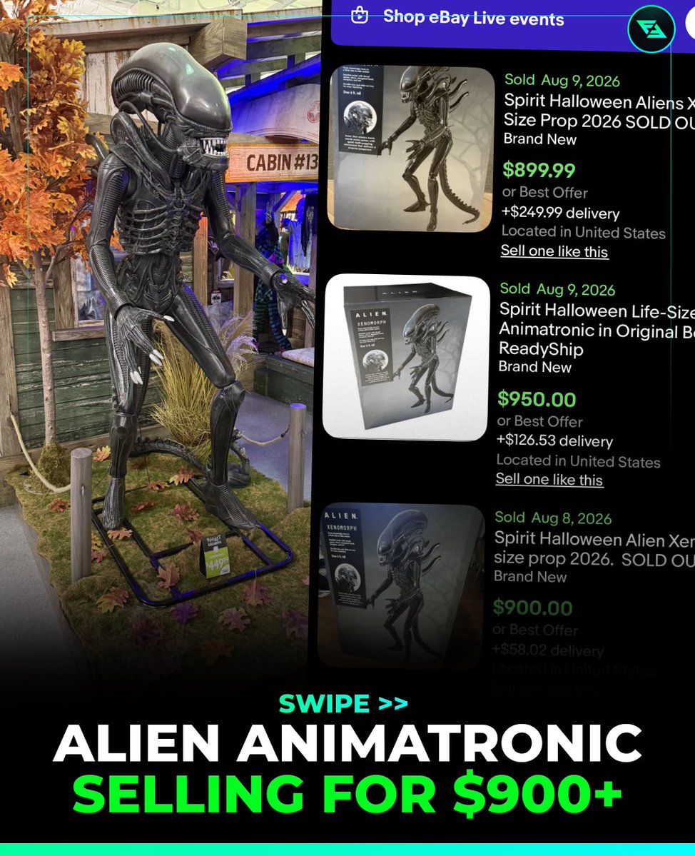 FlipFlip's tweet photo. Start checking for these at stores for $400 each! We’ve already been finding them inside the discord. These animatronics are going for $1,000 to $3,000+ sealed already. If you need early info and spooky leads make sure to comment &amp; follow for an invite 👻 https://t.co/gmlMEYAFLN
