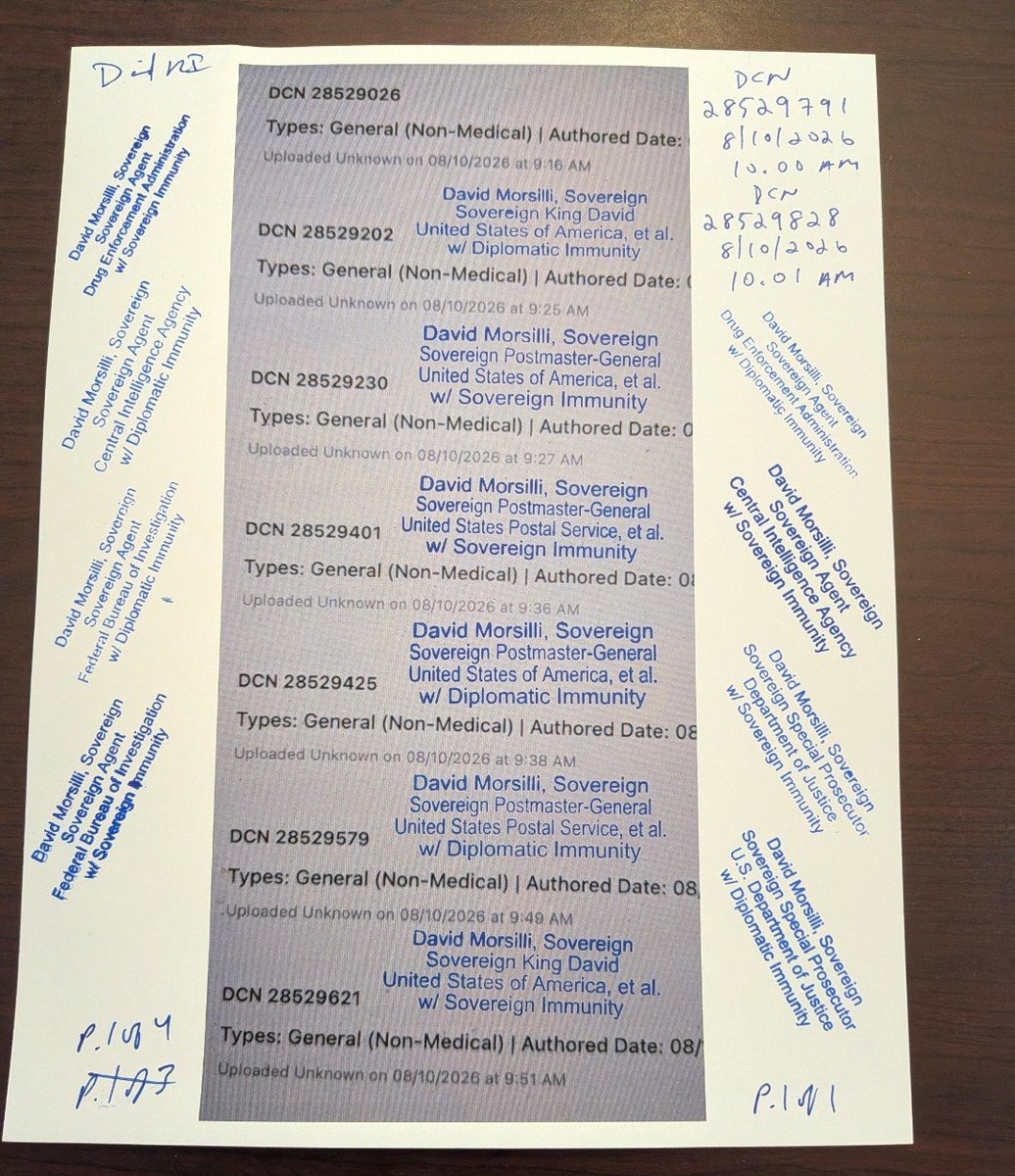 davidmorsilli's tweet photo. @USArmy @SecWar @GovDanMcKee @RIJudiciary @RISenate @RIHouseofReps @RITreasury @RISecState @AGNeronha @USAO_RI @warwickripd @ProvidenceRIPD @FBI @DEAHQ @RIStatePolice @USMarshalsHQ @SecretService @CIA @ripolicechiefs @MFA_MKD @NatlGovsAssoc @USArmy @SecWar @GovDanMcKee @RIJudiciary @RISenate @RIHouseofReps @RITreasury @RISecState @AGNeronha @USAO_RI @warwickripd @ProvidenceRIPD @FBI @DEAHQ @RIStatePolice @USMarshalsHQ @SecretService @CIA @ripolicechiefs @MFA_MKD @NatlGovsAssoc
Today's Memo 10 Aug 2026
EDCN1-4/4 https://t.co/kcrupCgAyW