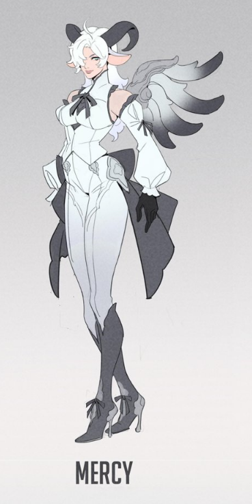 skiesti_'s tweet photo. Furry Mercy is very handsome, I love her fit and her wolf cut but I'm forever mourning Lamb Mercy..... https://t.co/PECmKXk2vg