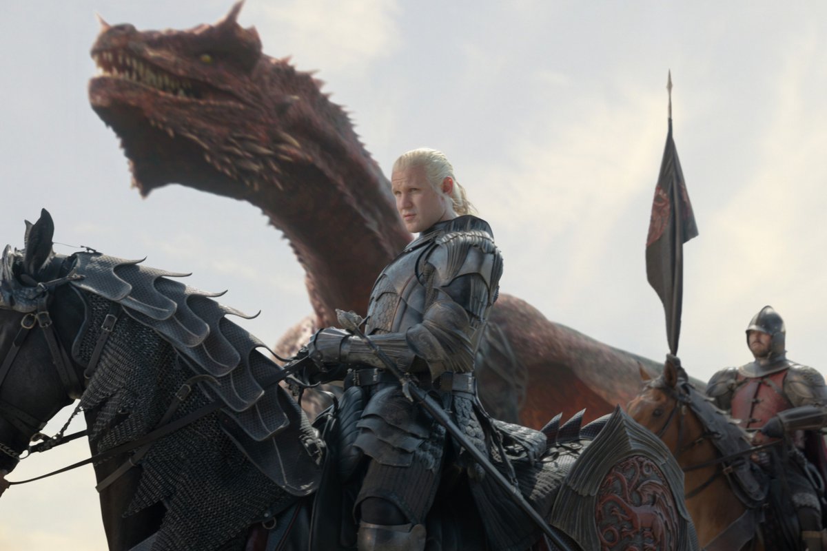 HODTurkey's tweet photo. House of the Dragon’a, 3. sezon finaliyle birlikte şimdilik veda ediyoruz.

Dizi, 4. sezonuyla 2028’de geri dönecek. https://t.co/5whTr9Vrd9
