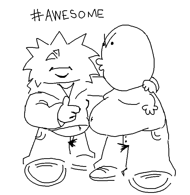 urb4s's tweet photo. belly bros @eggomaniach https://t.co/qMsS4d6jI0