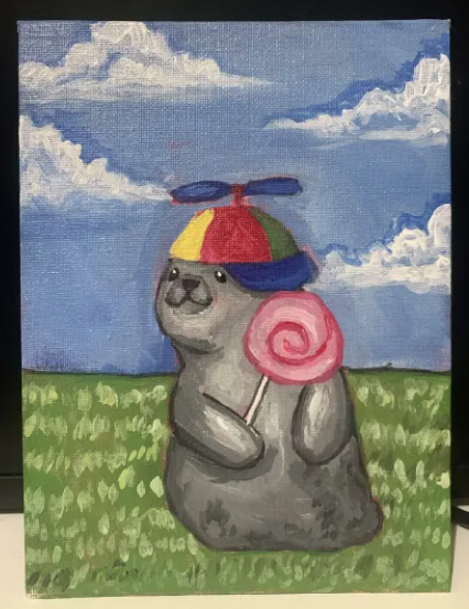 LuminousWb3's tweet photo. for painting commissions, here are some lovely little seals 🦭 https://t.co/4fxCrPbMUK