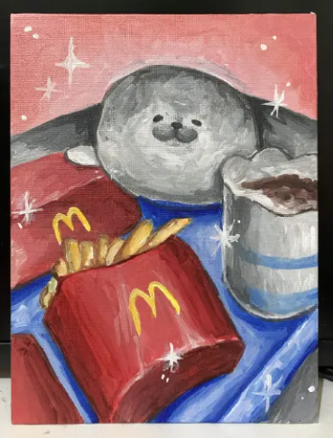 LuminousWb3's tweet photo. for painting commissions, here are some lovely little seals 🦭 https://t.co/4fxCrPbMUK
