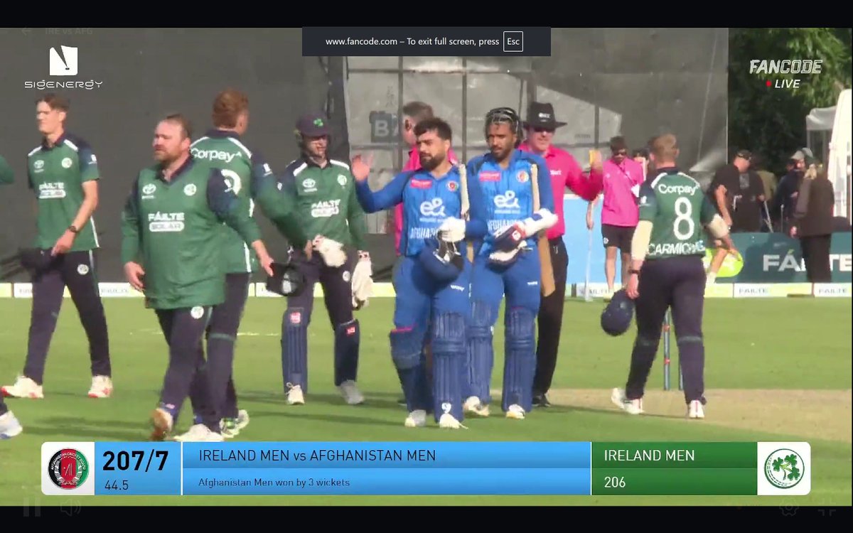 CricCrazyJohns's tweet photo. 🚨 AFGHANISTAN QUALIFIED INTO THE CRICKET WORLD CUP 2027 🚨

- Rashid Khan is the hero 🐐 https://t.co/qfzJfIjNwP