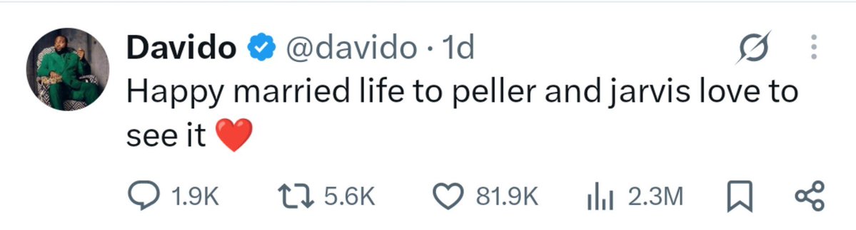 Richard6104's tweet photo. From Davido to Peller and Jarvis. https://t.co/d6wHfh5qrV