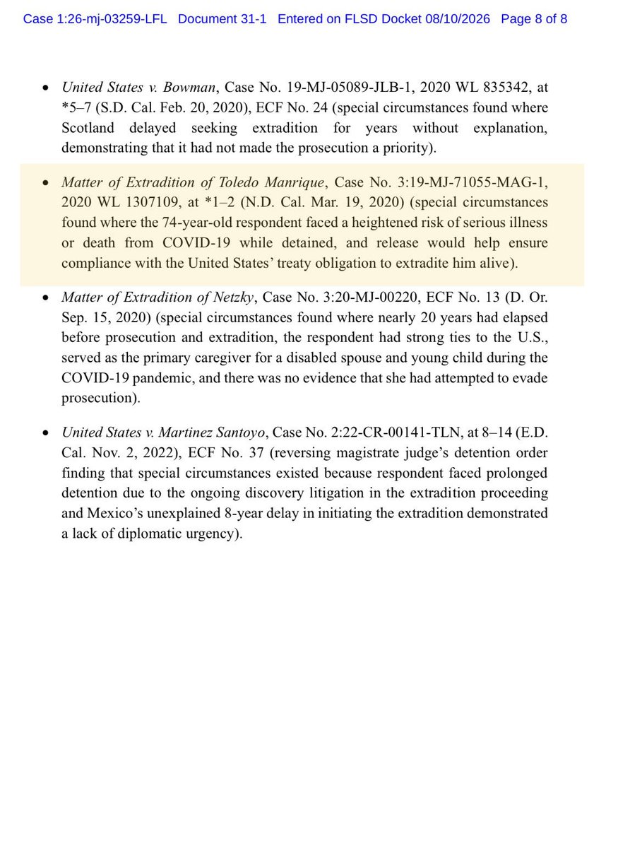 CrayonMurders's tweet photo. 🚨🇺🇸 Andrew “COVID is a scam” Tate is now relying on cases where COVID related health risks were considered sufficient special circumstances to justify bail in extradition proceedings. https://t.co/RT41V95dFK