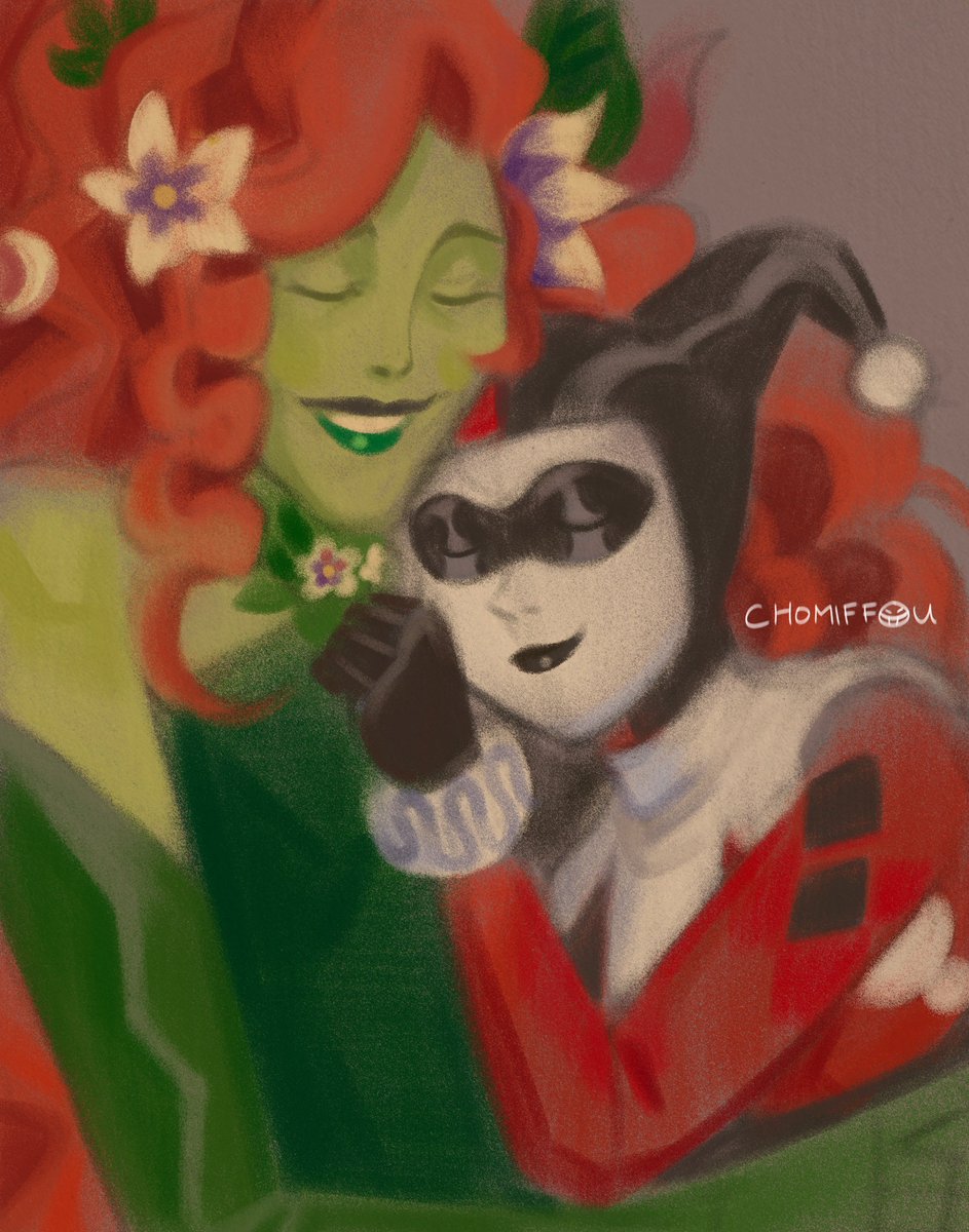 chomiffou's tweet photo. the finished posion ivy and harley quinn drawing :D
#harlivy #dcfanart https://t.co/hjvhXoCjwR