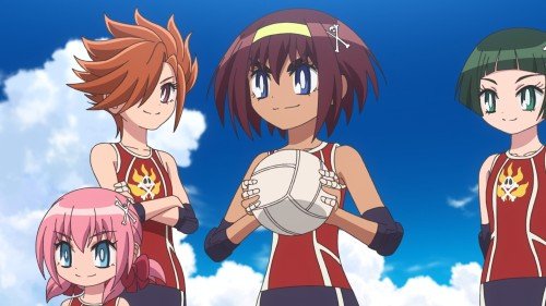 『炎の闘球女 ドッジ弾子』 第6話 球川闘球部、合同特訓へ反応画像3