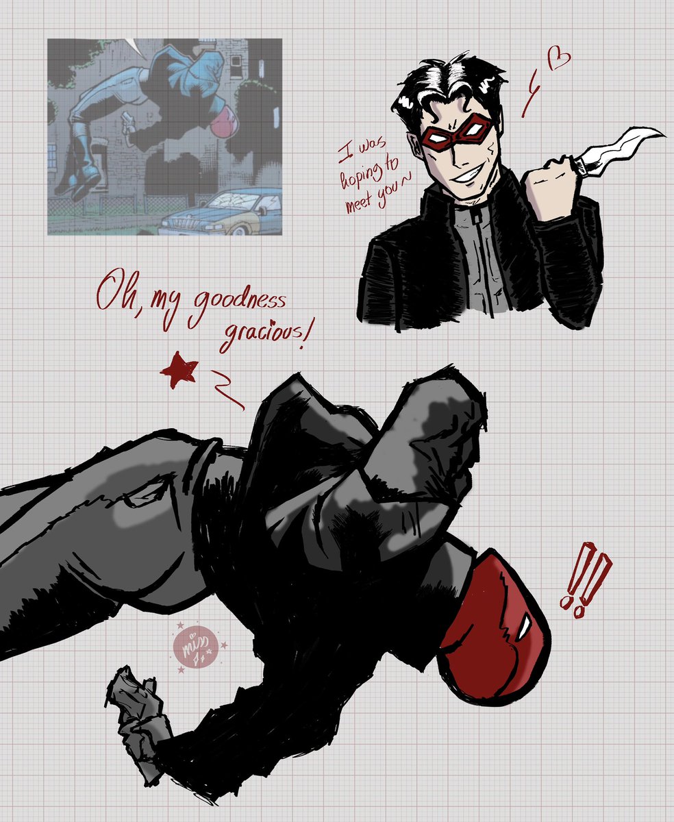 nightr0bin's tweet photo. silly jaybird #jasontodd https://t.co/DtZcluwOGA