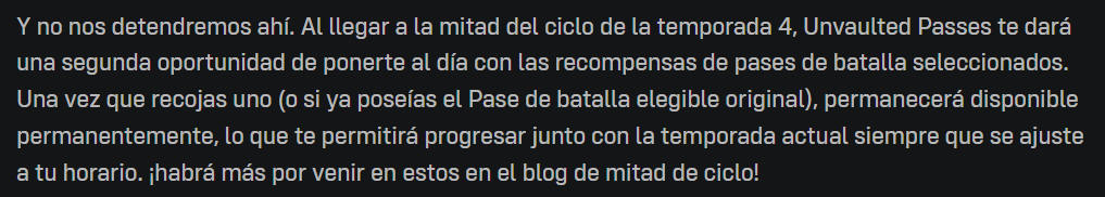 Toniki20's tweet photo. Ahora el pase de batalla estará dividido para que elijamos que skin conseguir primero. Podremos cambiar (hackear) una de las skins por otra de un pool seleccionado

También habrá una opción en la Season 4.5 de comprar pases antiguos y conservarlos para siempre https://t.co/Hn6pTWp7QK