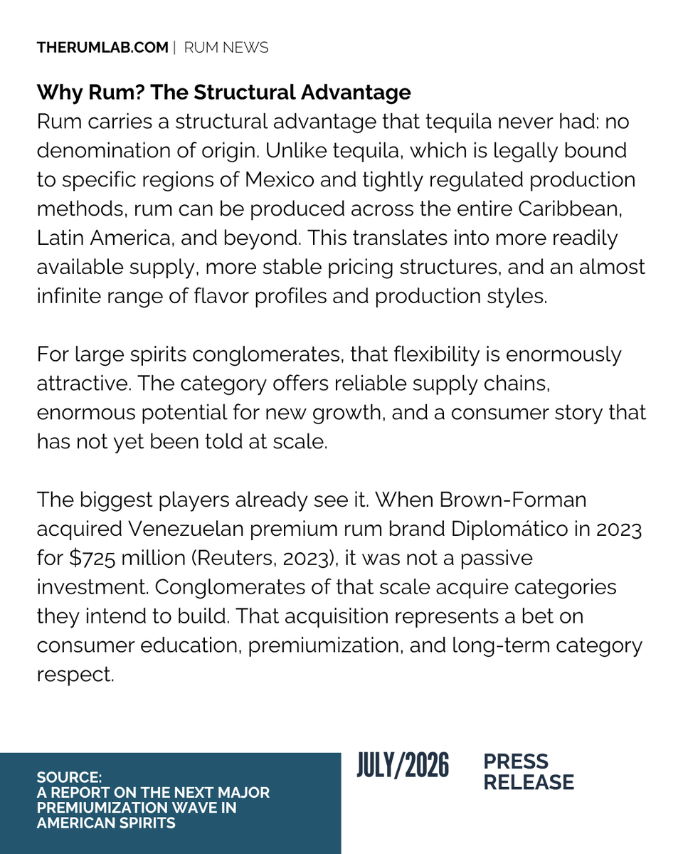 therumpour's tweet photo. RUM NEWS: IS THE NEW TEQUILA
"We love rum, but we've been waiting for it to happen." Bartenders love rum.
Read more @ https://t.co/3FVf3H5Lpj

#Rumnews #SpiritsIndustry #Ron #newsalert https://t.co/PF4muB6NrH