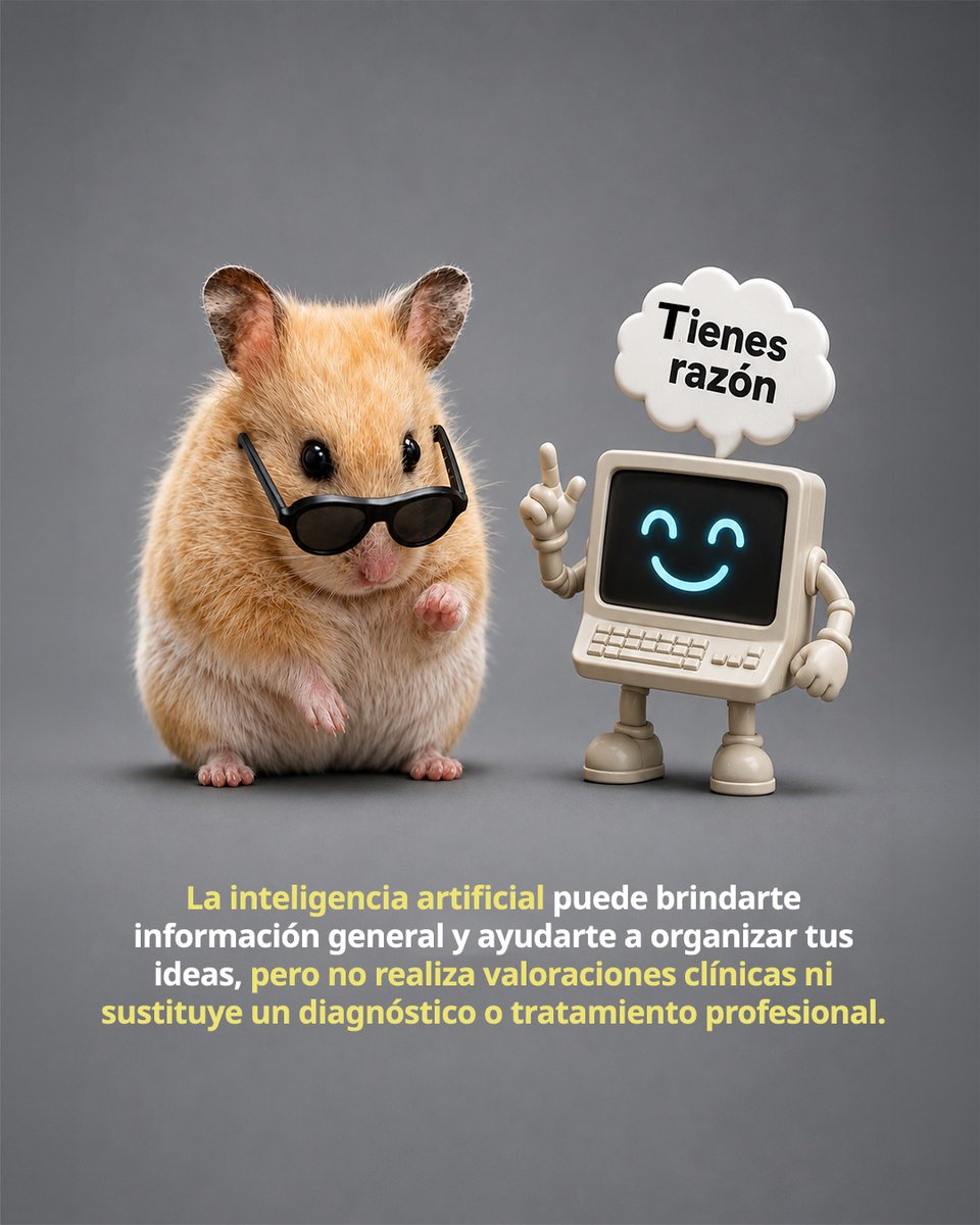 conasamamx's tweet photo. La IA puede responderte en segundos, pero carece de empatía y no puede manejar una crisis emocional. 🤖❌

Para un diagnóstico, tratamiento o un abrazo en momentos difíciles, el acompañamiento humano es insustituible.

Si necesitas apoyo profesional o estás pasando por un momento difícil, comunícate con especialistas:
📞 Línea de la Vida: 800 911 2000 💬 Atención gratuita y confidencial las 24 hrs.

#SaludMental #IA #CONASAMA