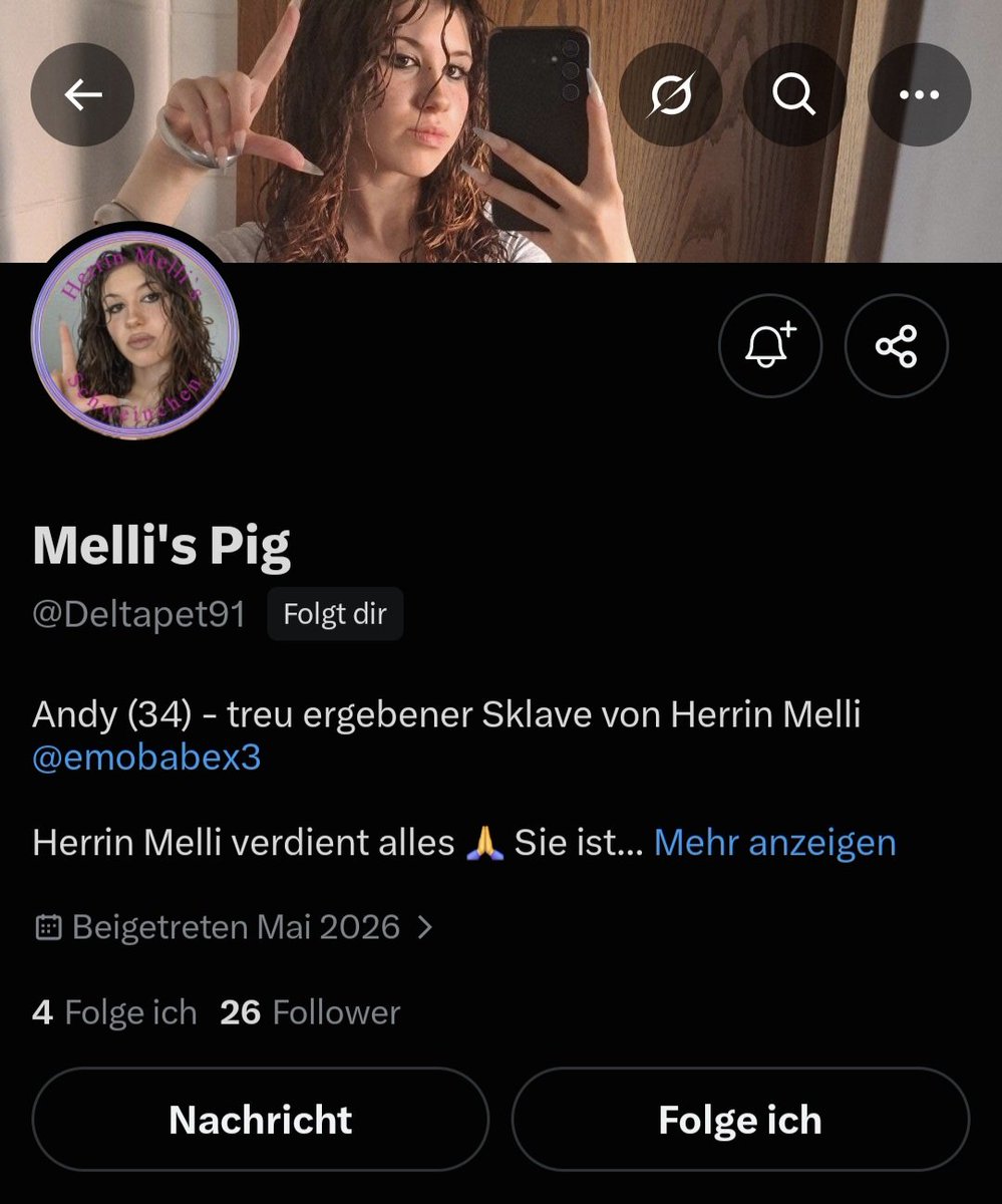 emobabex3's tweet photo. Mein Schweinchen hat sein ganzes Profil für mich eingerichtet so wie es sich gehört 💋👢 
#findom https://t.co/wIecQM187p