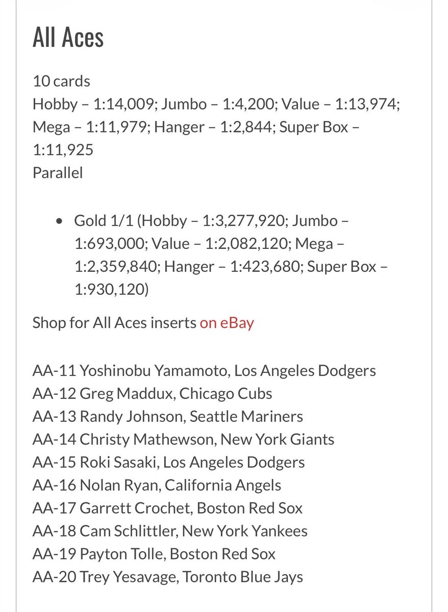 Taishow_Toreca's tweet photo. ちょっと待って💦
Japan Editionから出るなんて聞いてないのよ😱
AA-13 Randy Johnson, Seattle Mariners
なんでポケカはギリーSRとSARしか引けないのさ🤪w
#TOPPS #SERIESE2
#AllAces #ランディジョンソン https://t.co/QFH4JPTte7