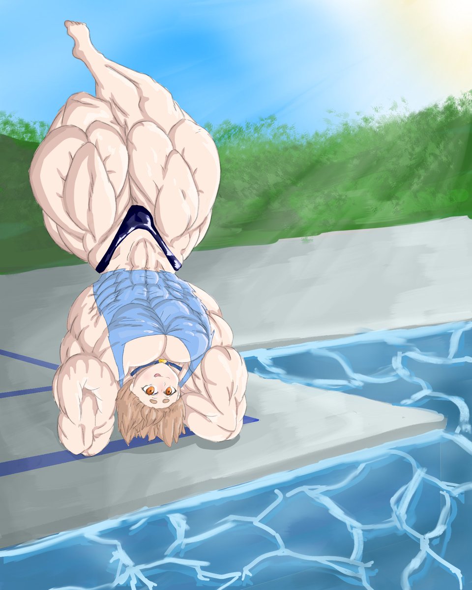 Rito5046's tweet photo. Drawing of Felix Argyle with big muscles #musclefemboy #muscularmale #musclegrowth #bigmuscles https://t.co/FRSZQz1St2